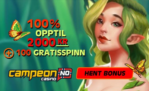 CampeonNO: Motta 100 gratisspinn & 2K i bonus! Campeonno casino bonus