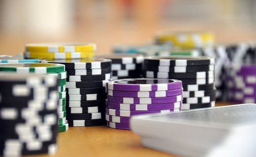 Poker chips image